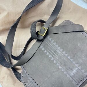 Brown Leather Crossbody Bag